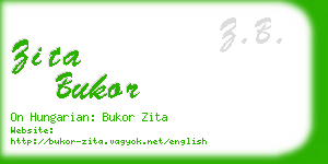 zita bukor business card